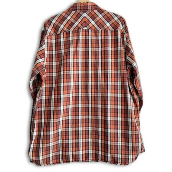 TIMBERLAND Earthkeepers Regular Fit Button Down Casual Plaid Shirt Mens Sz XL - Picture 9 of 14